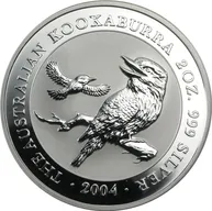 1 Unze Silbermünze Australien Kookaburra 2004