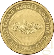 1/4 Unze Goldmünze Australien Nugget 1987