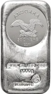 1 Kilogramm Silber Umicore Andorra Münzbarren