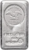 500 Gramm Silber Umicore Andorra Münzbarren