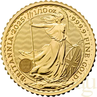 1/10 Unze Goldmünze Britannia 2025
