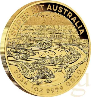 1 Unze Goldmünze Australien Super Pit 2024