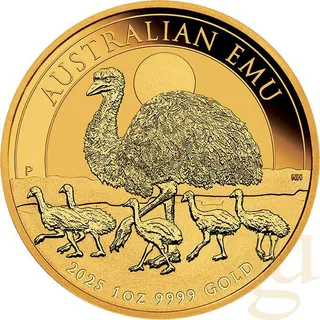 1 Unze Goldmünze Australien Emu 2025