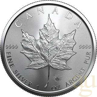 1 Unze Silbermünze Maple Leaf 2022