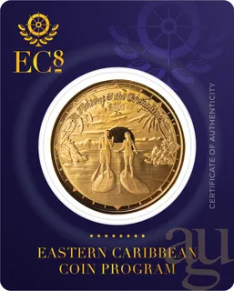 1 Unze Goldmünze EC8 St. Vincent & The Grenadines - Paddleboard Couple 2024