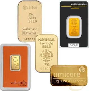 10 Gramm Goldbarren
