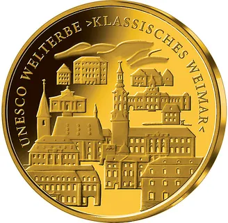 1/2 Unze Goldmünze - 100 Euro Weimar 2006 (D)