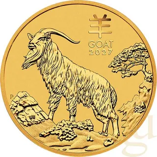 1/20 Unze Goldmünze Australien Lunar III Ziege 2027