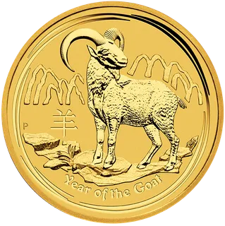10 Unzen Goldmünze Australien Lunar II Ziege 2015