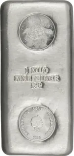 1 Kilogramm Silber Münzbarren Niue Schildkröte 2016