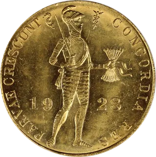 1 Dukat Goldmünze Niederlande