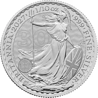 1/10 Unze Silbermünze Britannia 2027