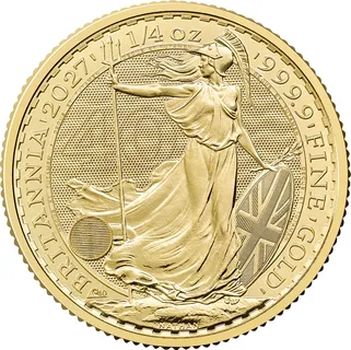 1/4 Unze Goldmünze Britannia 2027