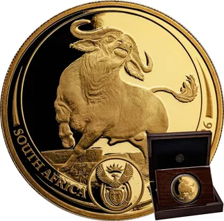 1/4 Unze Goldmünze Südafrika Big Five Büffel 2026 proof