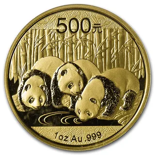 1/20 Unze Goldmünze China Panda 2013