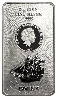 20 Gramm Silber Cook Islands Münzbarren
