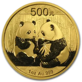 3 Gramm Goldmünze China Panda verschiedene Prägejahre