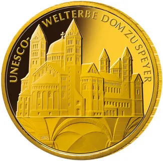 1/2 Unze Goldmünze - 100 Euro Dom zu Speyer 2019 (D)