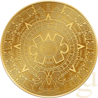 1 Unze Goldmünze Samoa Aztekenkalender 2021