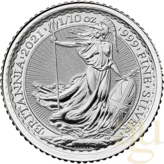 1/10 Unze Silbermünze Britannia