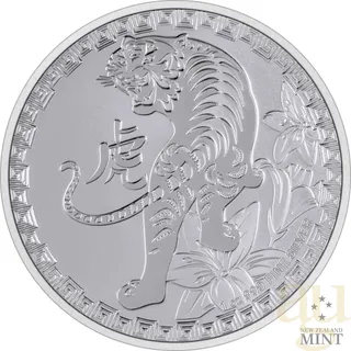1 Unze Silbermünze Niue Lunar Tiger 2022