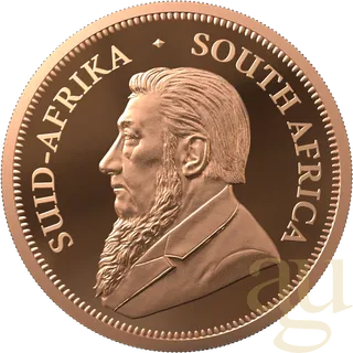 1/4 Unze Goldmünze Krügerrand 2026 - polierte Platte
