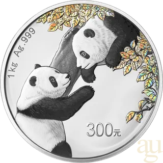 1 Kilogramm Silbermünze China Panda 2023 proof