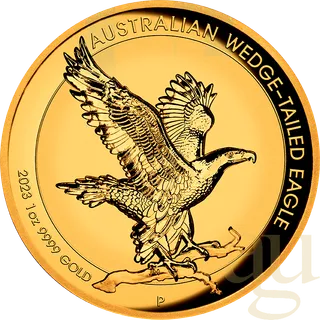 1 Unze Goldmünze Australien Wedge Tailed Eagle 2023 - Incused Coin