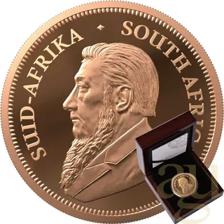 1 Unze Goldmünze Krügerrand 2024 - polierte Platte
