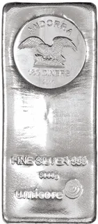 5 Kilogramm Silber Umicore Andorra Münzbarren
