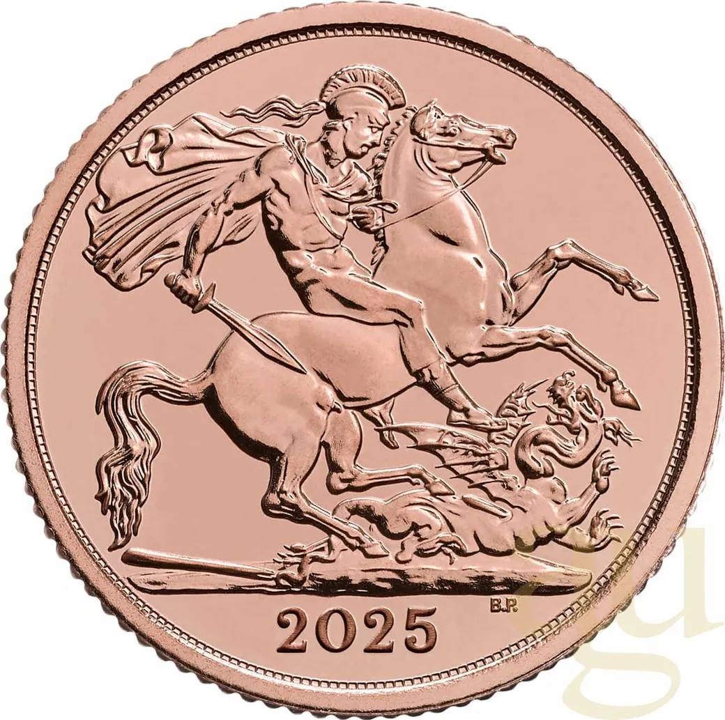 1 Pfund Goldmünze Sovereign King Charles 2025