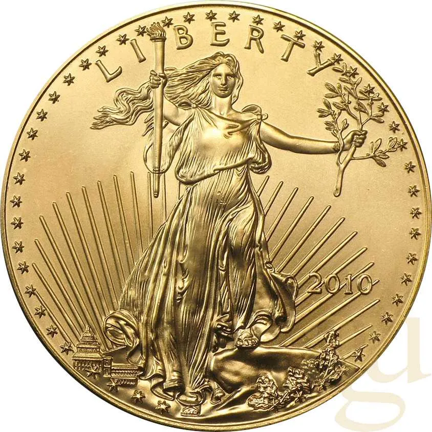1 Unze Goldmünze American Eagle 2010