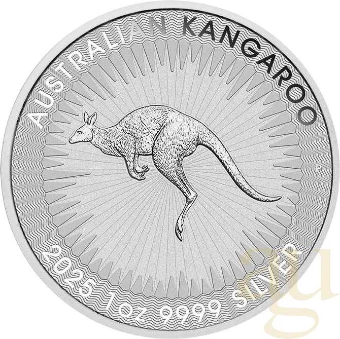 1 Unze Silbermünze Australien Känguru 2025 - differenzbesteuert