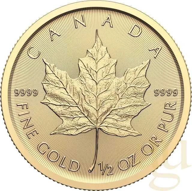 1/2 Unze Goldmünze Maple Leaf 2026