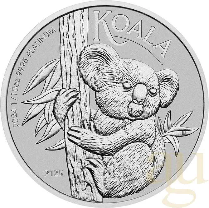 1/10 Unze Platinmünze Australien Koala 2024