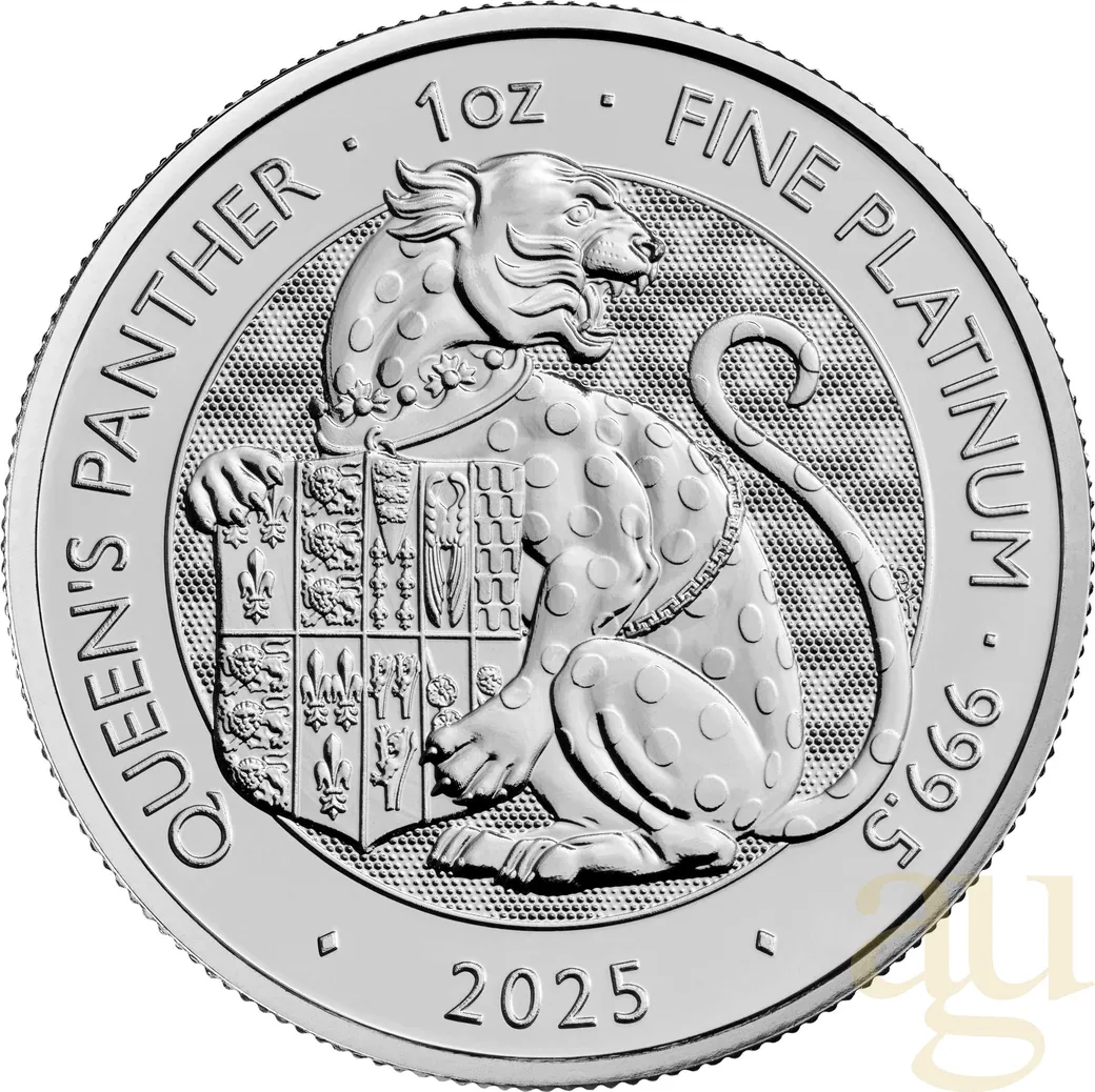 1 Unze Platinmünze Tudor Beasts Queen´s Panther 2025