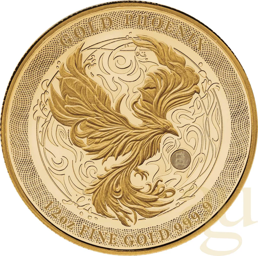 1/2 Unze Goldmünze Niue Phoenix 2025