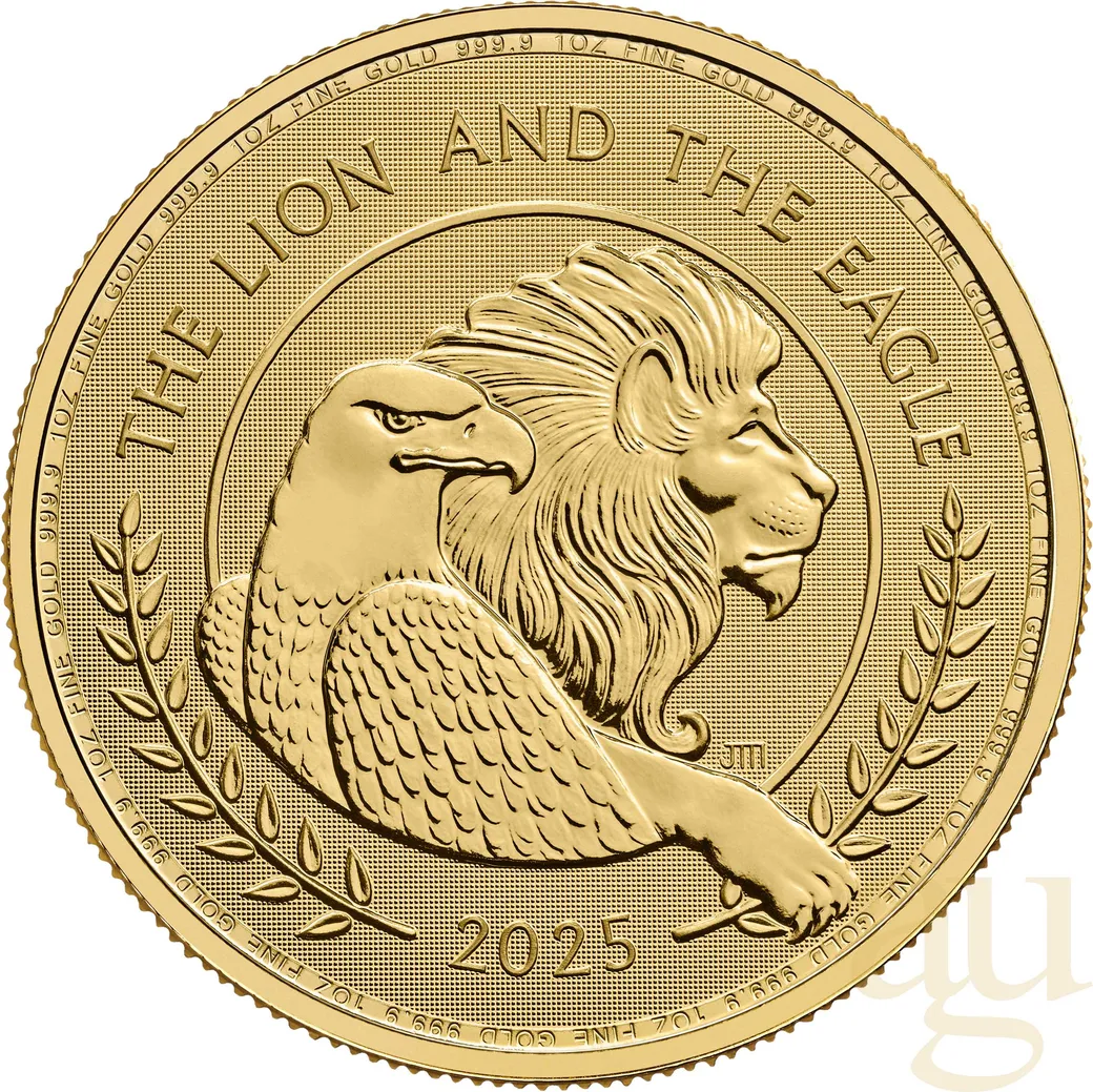 1 Unze Goldmünze British Lion und American Eagle 2025