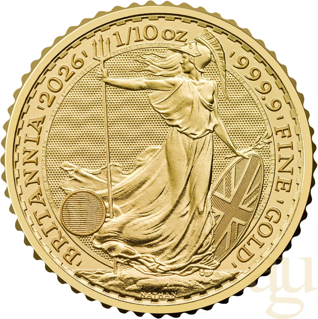 1/10 Unze Goldmünze Britannia 2026