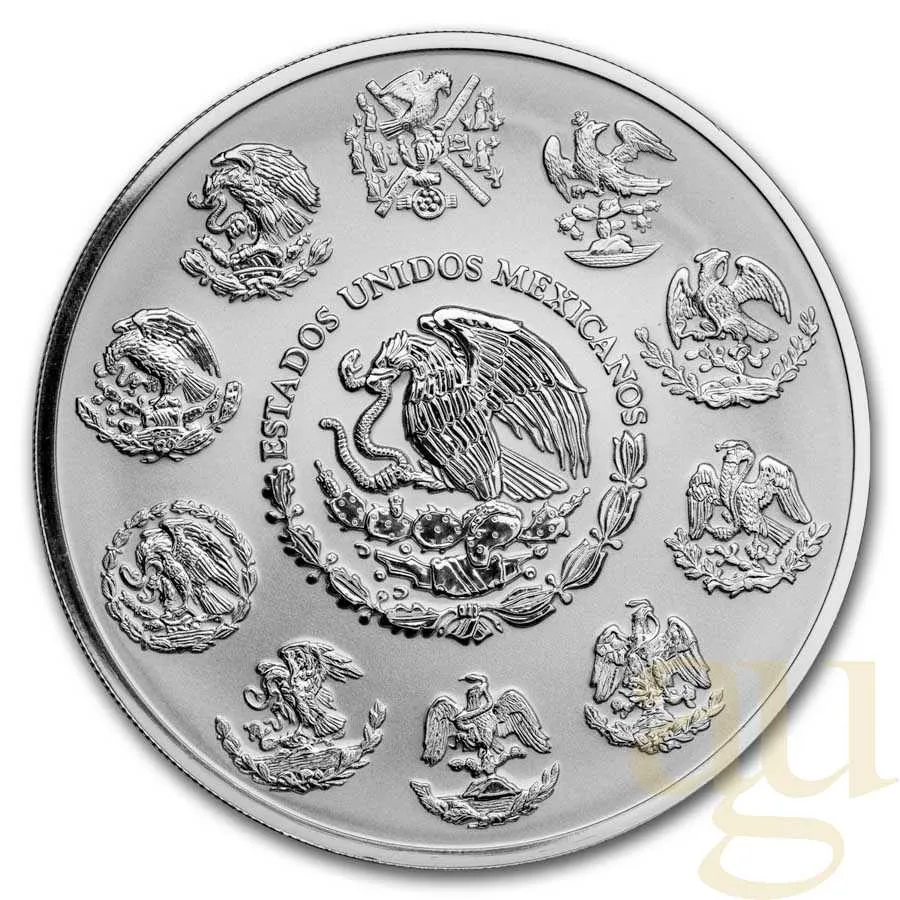 1 Unze Silbermünze Mexiko Libertad 2026 - Reverse polierte Platte