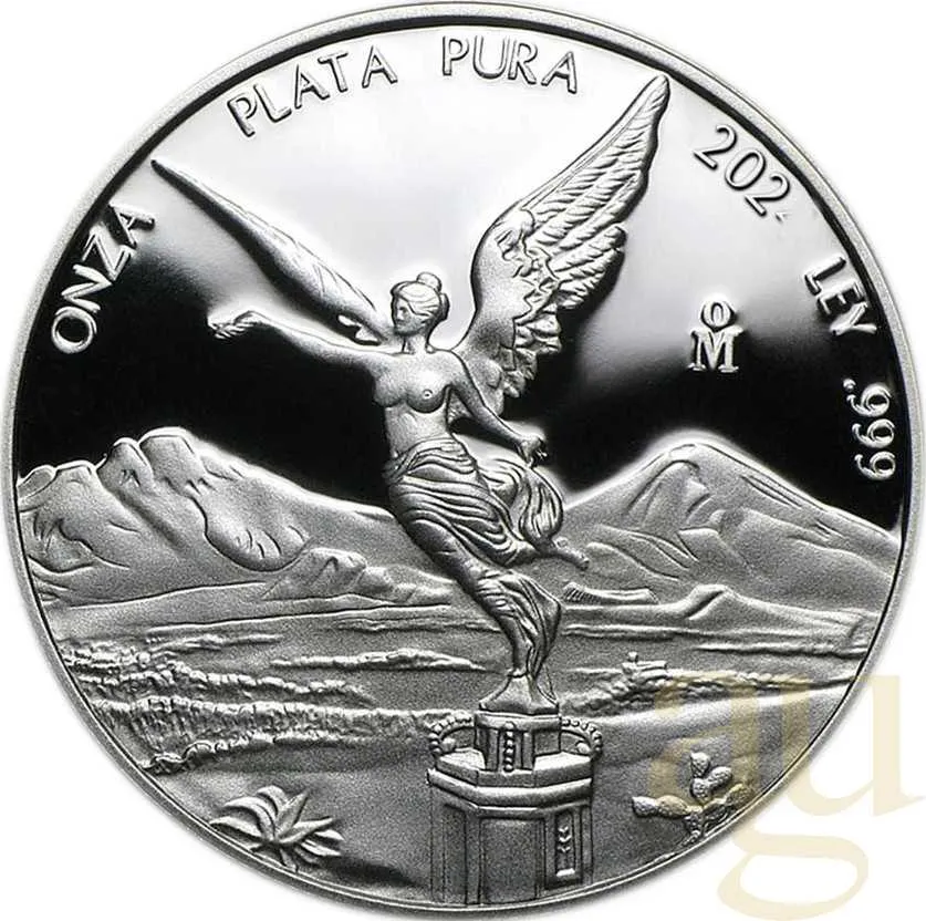 1/20 Unze Silbermünze Mexiko Libertad 2024 - polierte Platte