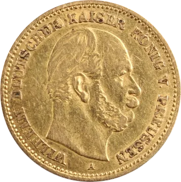 5 Mark Goldmünze Wilhelm I von Preußen