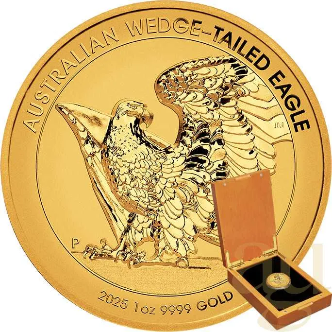 1 Unze Goldmünze Australien Wedge Tailed Eagle 2025 proof - Ultra High Relief