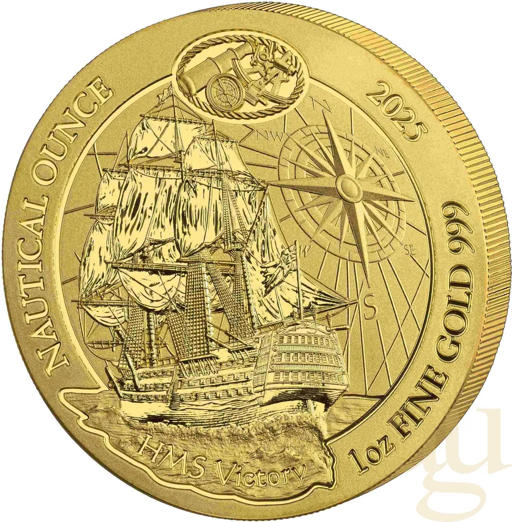 1 Unze Goldmünze Ruanda Nautical Serie - HMS Victory 2025