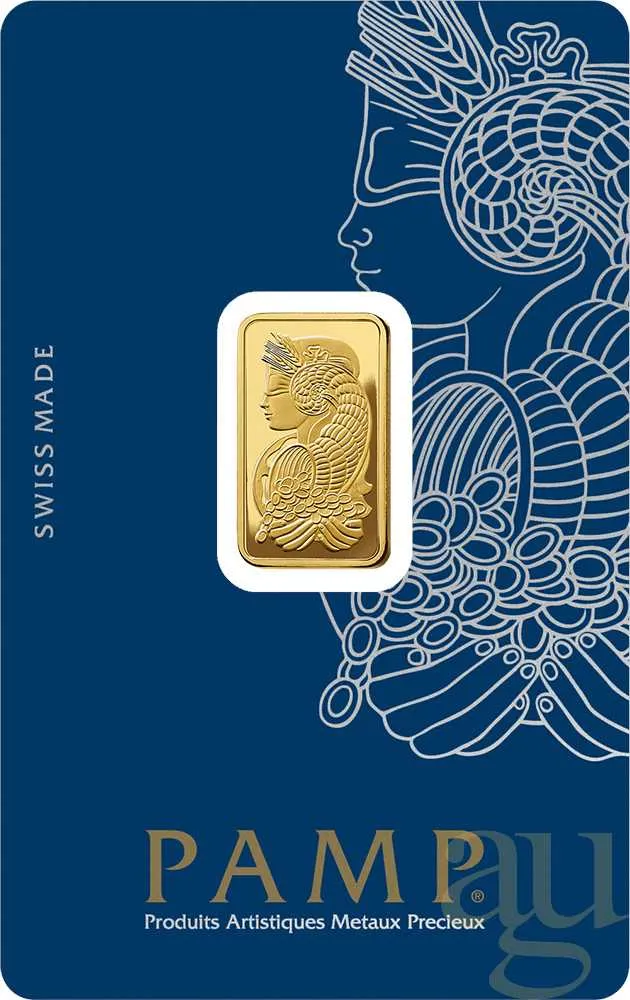 5 Gramm Goldbarren PAMP Fortuna