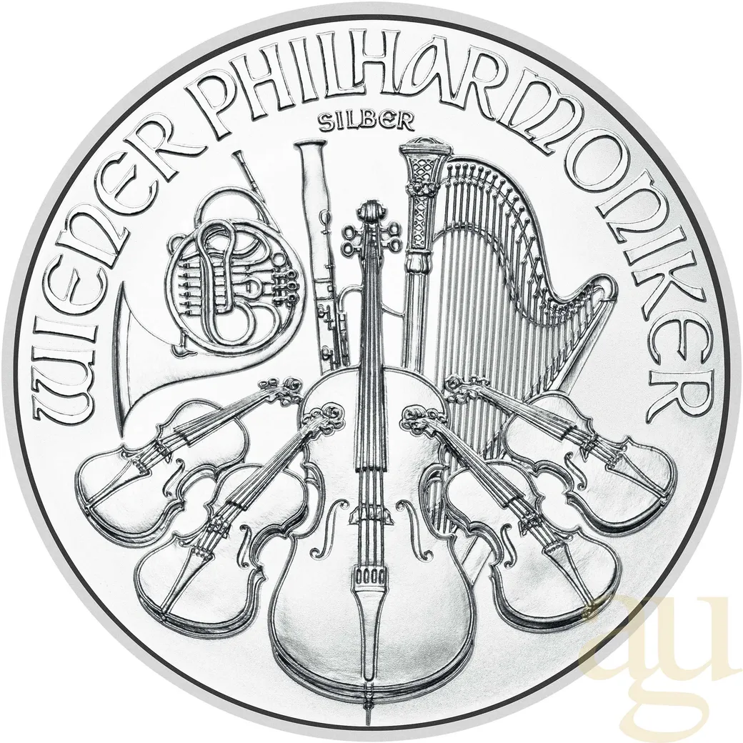 1 Unze Silbermünze Wiener Philharmoniker - regelbesteuert
