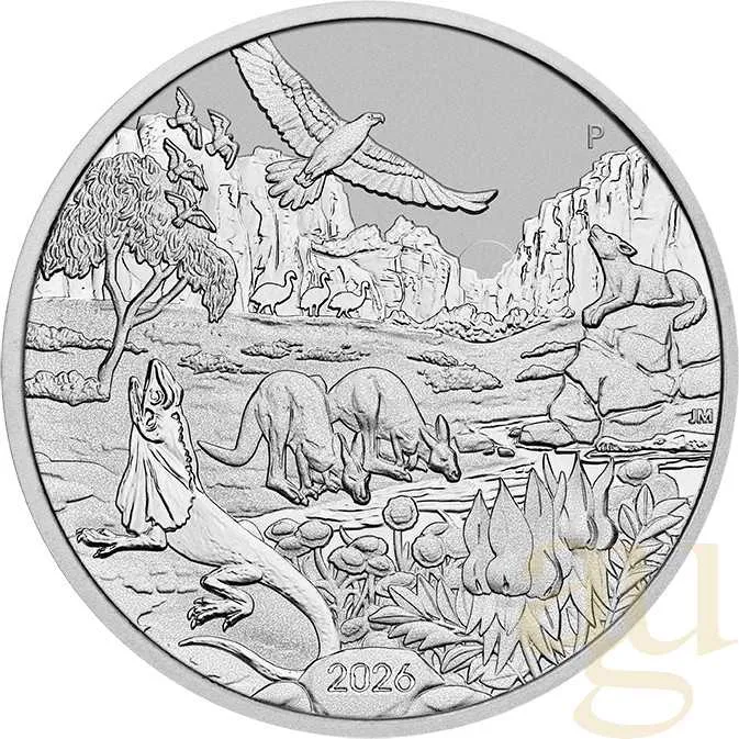 1 Unze Platinmünze Wonders of Australia - The Outback 2026