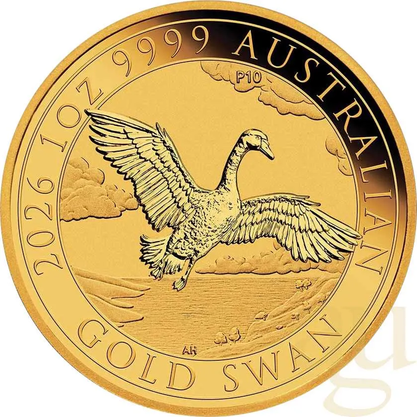 1 Unze Goldmünze Australien Schwan 2026