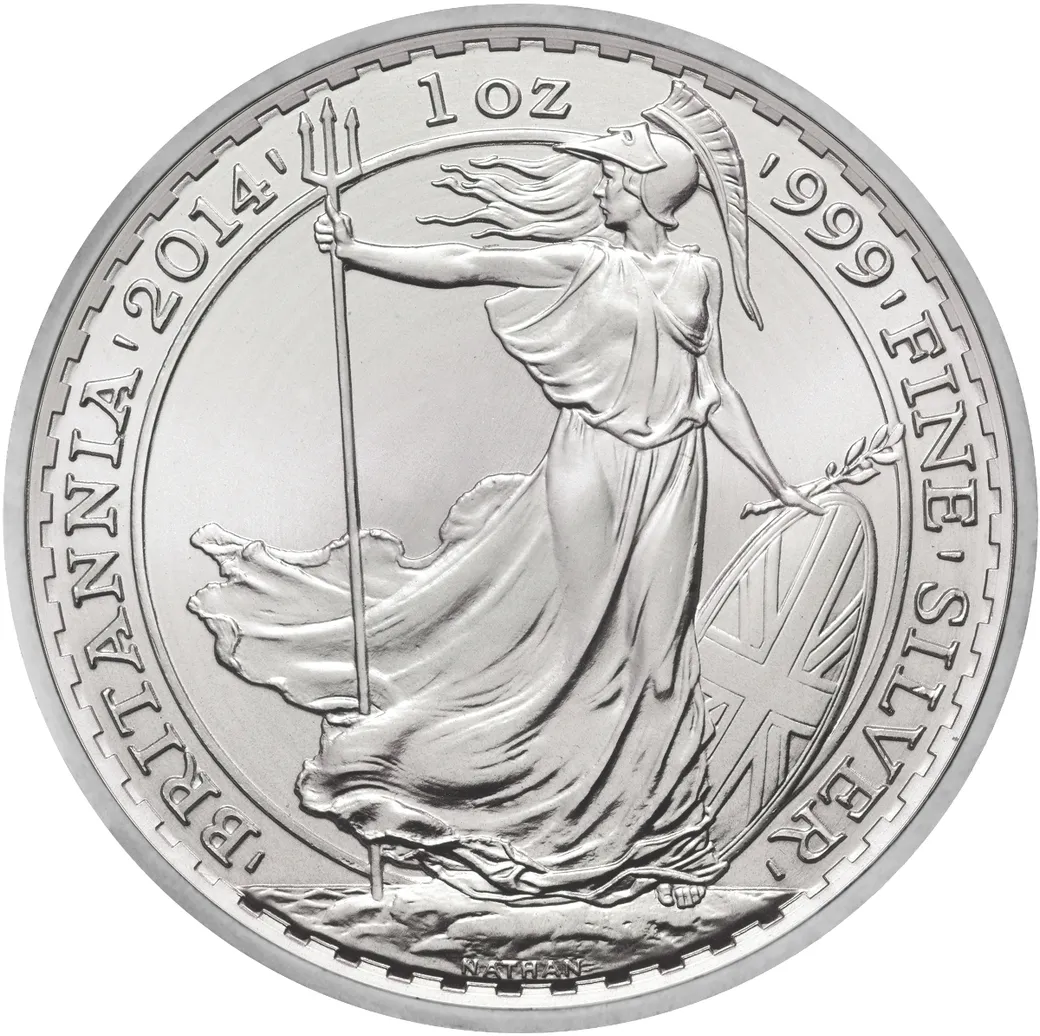 1 Unze Silbermünze Britannia 2014