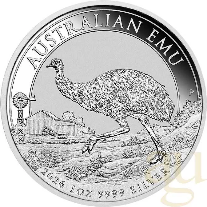 1 Unze Silbermünze Australien Emu 2026